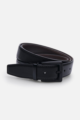 BELT ZKM93339A 3,2 CM BLACK/DK.BROWN  - Fashion  from Albione - Just 99 zł! Shop Now at Albione