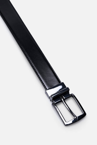BELT DOUBLE BLACK/BROWN BLK NICKLE 3.5CM  - Fashion  from Albione - Just 99 zł! Shop Now at Albione