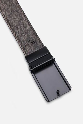 BELT ZKM93340 3,5 CM BLACK/TAUPE MATT GUN  - Fashion  from Albione - Just 99 zł! Shop Now at Albione