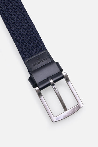 BELT ZKX92027 3,5 CM NAVY  - Fashion  from Albione - Just 70 zł! Shop Now at Albione
